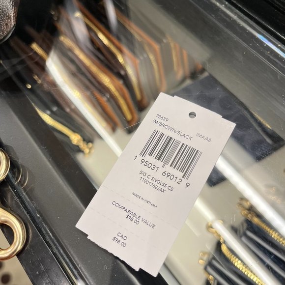 COACH 73639 SUNGLASS CASE IN SIGNATURE CANVAS/LEATHER - Picture 7 of 7